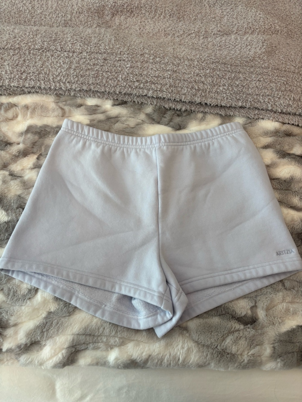 Aritzia Cozy Sweatfleece Perfect Hi-Rise Mini Short